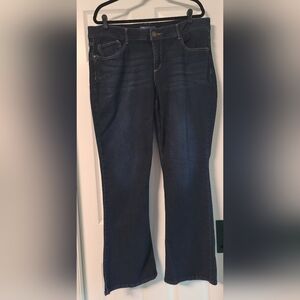 Democracy Dark Blue, Kathryn "Ab-solution" Boot Cut Jeans, 20W